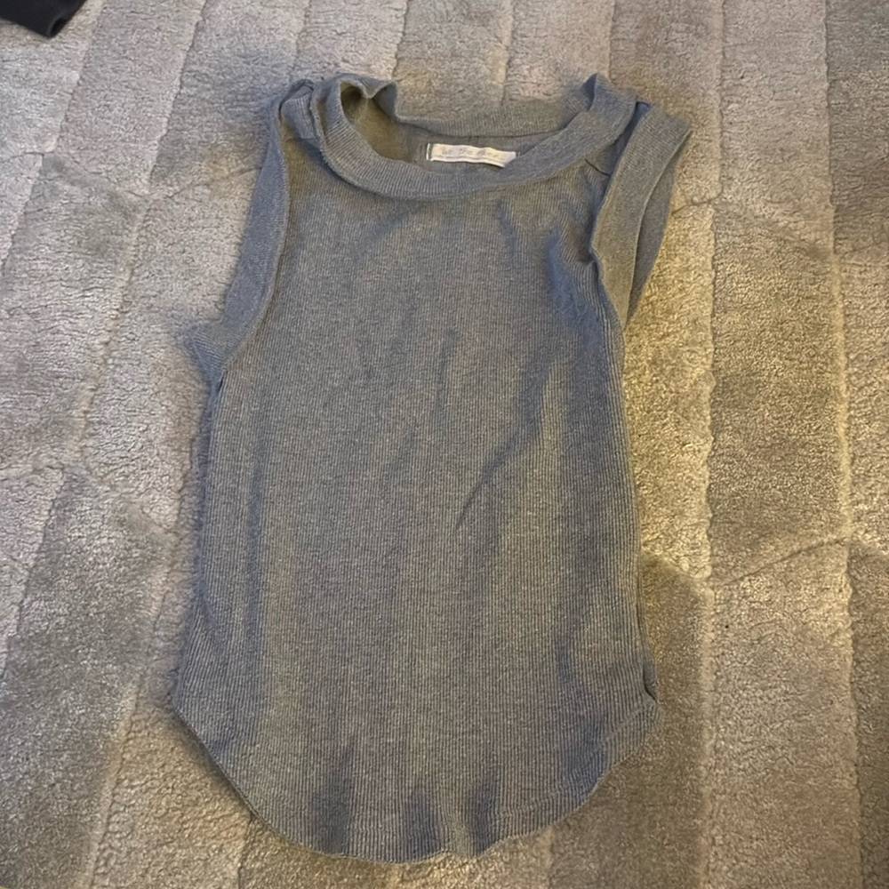 free people gray tank